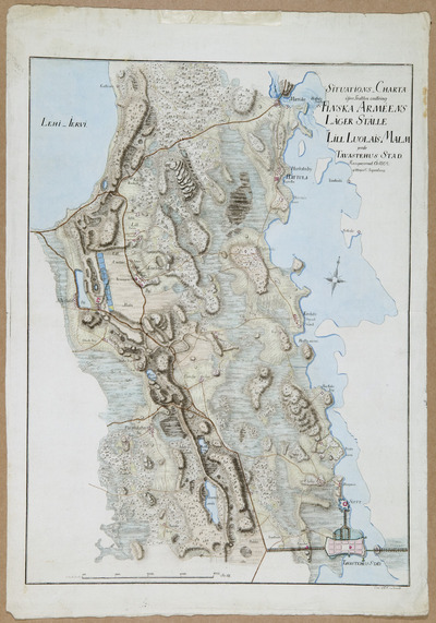 Sotaväen harjoituskenttien karttoja. Parola (Lill Luolais Malm) 1802 |  Europeana