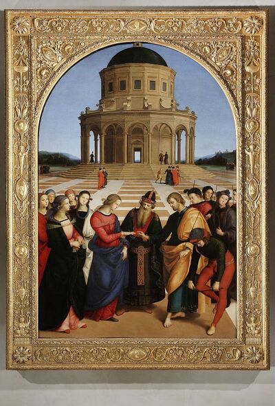 Marriage of the Virgin by Raphael & Perugino