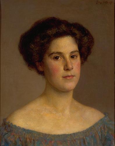 Jan Veth, Portret van Henriette Kitty Gompertz-Wertheim (1914)