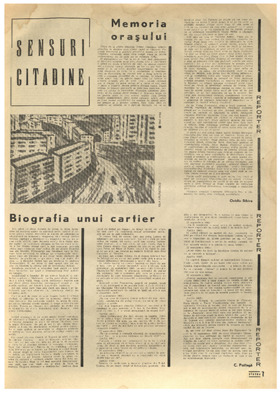 Sensuri citadine Biografia unui cartier u ora din Ia i Europeana