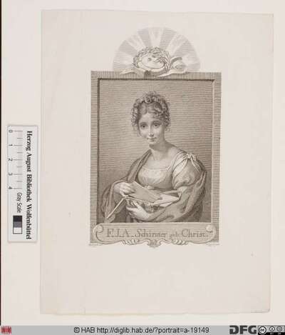 Bildnis Friederike Antonie Sophie Schirmer, Geb. Christ | Europeana