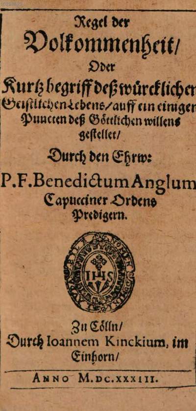 Regel Der Vollkommenheit Europeana