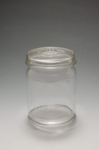 WECK GERRIX Einweckglas Einmachglas Einkochglas Rillenglas 1 Liter  641 