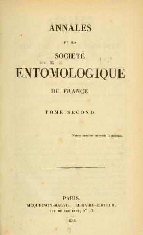 Annales de la Société entomologique de France | Europeana