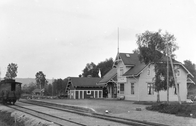 Dalum Järnvägsstation, Anlagd 1874 Av Ulricehamns Järnväg, UJ. 1903 ...