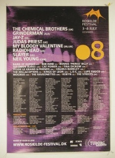 Plakat, Roskilde Festival 2008 |