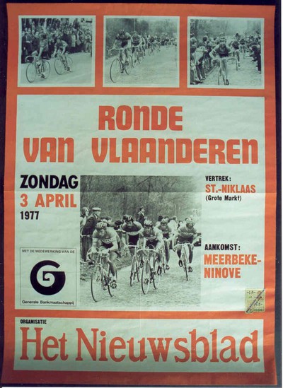 Ronde Van Vlaanderen Vertrek ST Niklaas Aankomst Meerbeke Ninove Zondag 3 April 1977 Europeana