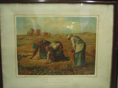 Afdruk : Les glaneuses d'apres le tableau de Millet | Europeana