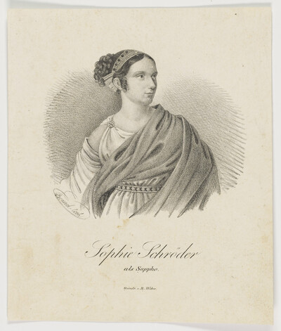 Bildnis Der Sophie Schröder | Europeana