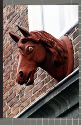 Senaat Laatste Lastig Café het Bruine Paard, de paardenkop | Europeana