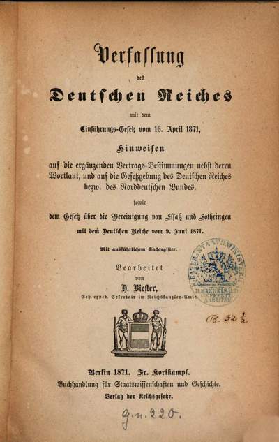 Die Vereinigung Deutschlands 1871